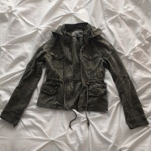 Olive Green Utility Jacket